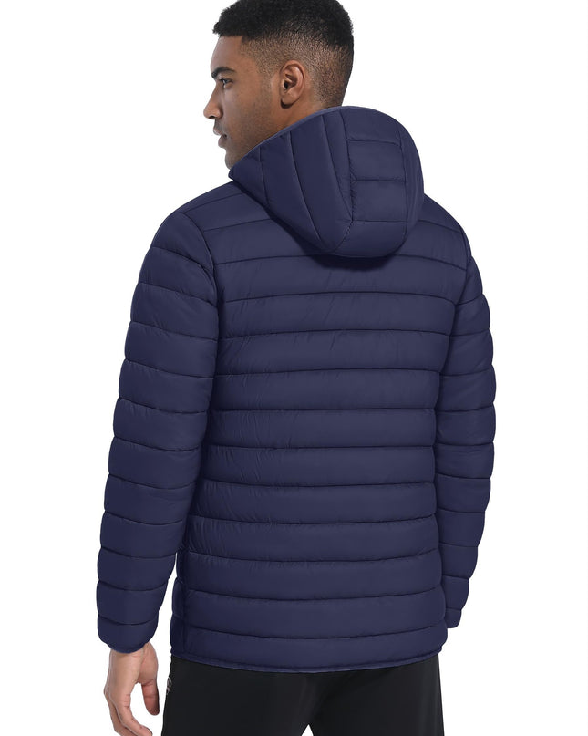 Men's Winter-Ready Jacket - Full-Zip, Windproof, Lightweight