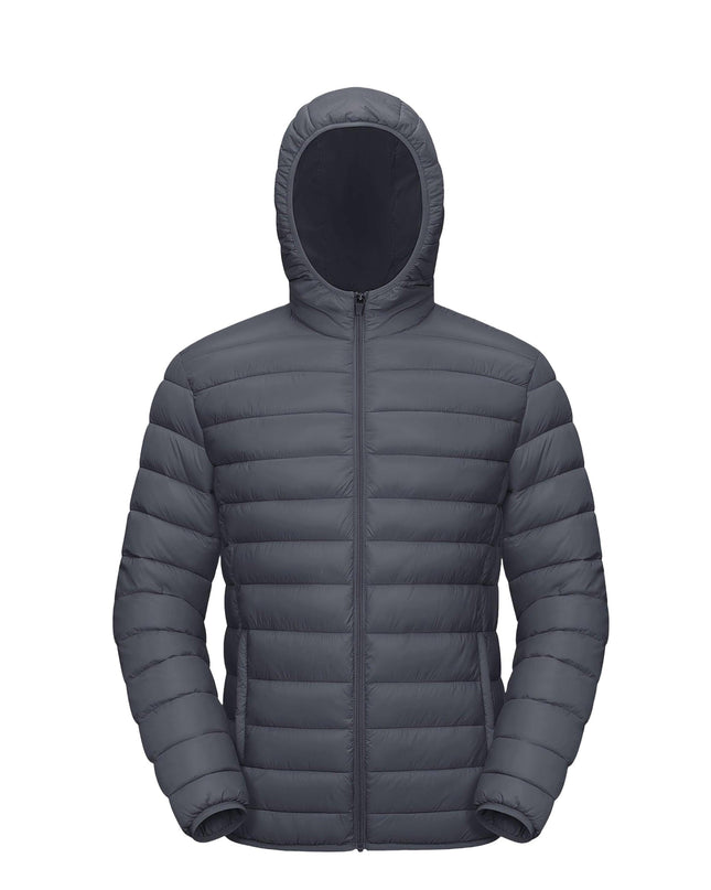 Men's Winter-Ready Jacket - Full-Zip, Windproof, Lightweight