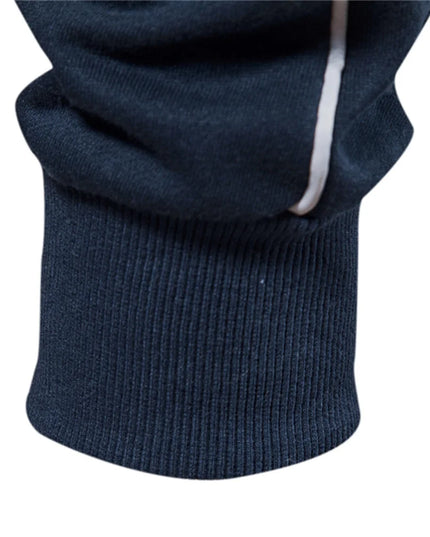 Men's Zip Up Sweatshirt - Casual Cotton Blend Jacket