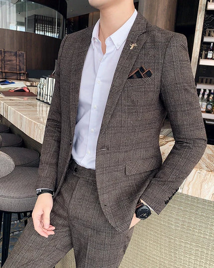 Plus Size 7XL Men's Linen Blazer - Italian Style for Office & Weddings