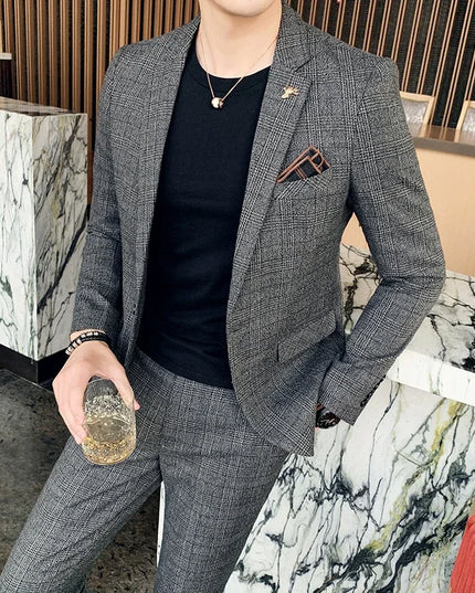 Plus Size 7XL Men's Linen Blazer - Italian Style for Office & Weddings