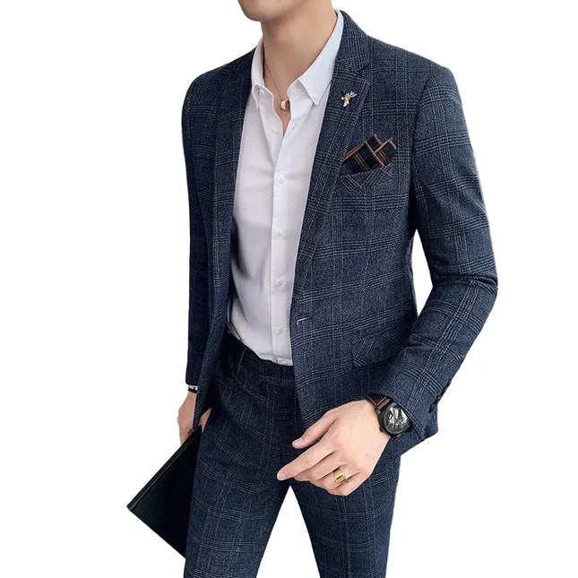 Plus Size 7XL Men's Linen Blazer - Italian Style for Office & Weddings