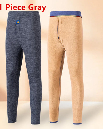 Plus Size Men's 8XL Thermal Underwear - Soft Warm Winter Pants