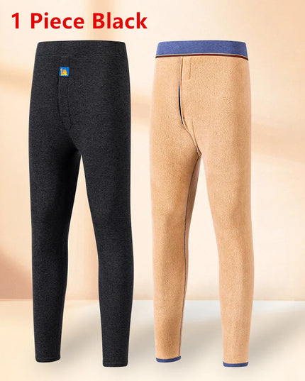 Plus Size Men's 8XL Thermal Underwear - Soft Warm Winter Pants