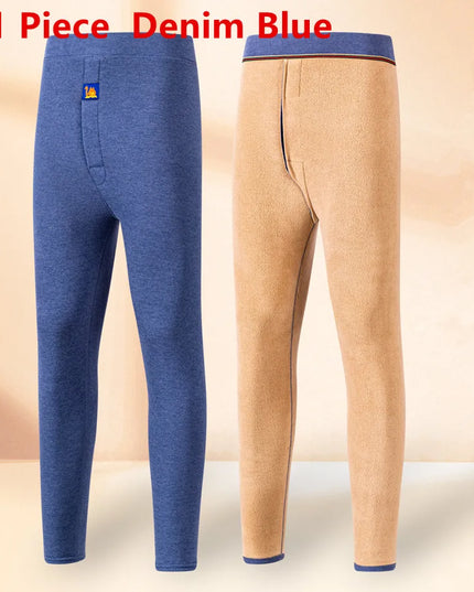 Plus Size Men's 8XL Thermal Underwear - Soft Warm Winter Pants