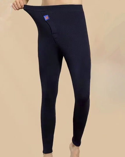 Plus Size Men's 8XL Thermal Underwear - Soft Warm Winter Pants
