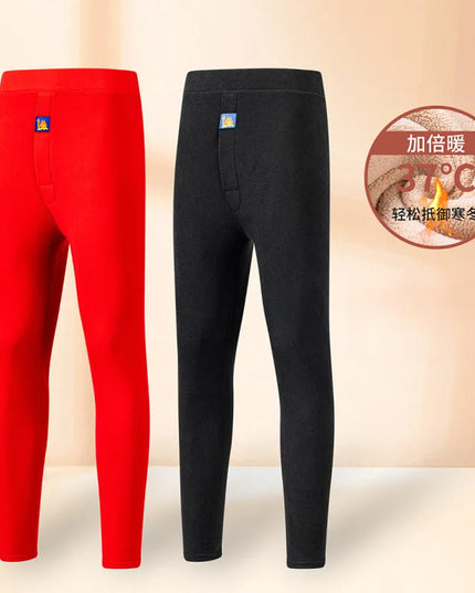 Plus Size Men's 8XL Thermal Underwear - Soft Warm Winter Pants