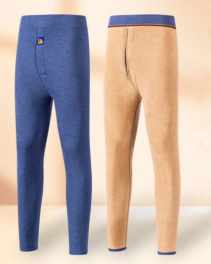 Plus Size Men's 8XL Thermal Underwear - Soft Warm Winter Pants