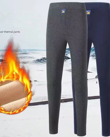 Plus Size Men's 8XL Thermal Underwear - Soft Warm Winter Pants