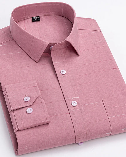 Plus Size Men’s Long Sleeve Shirts - 5XL to 7XL Casual Comfort