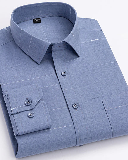 Plus Size Men’s Long Sleeve Shirts - 5XL to 7XL Casual Comfort