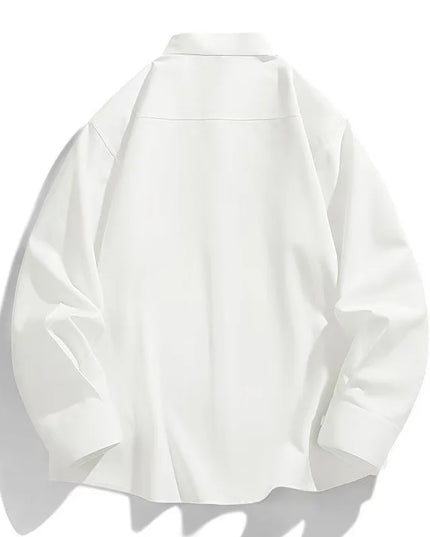 Premium 100% Cotton Long Sleeve Shirt - Men's Autumn Tang Suit