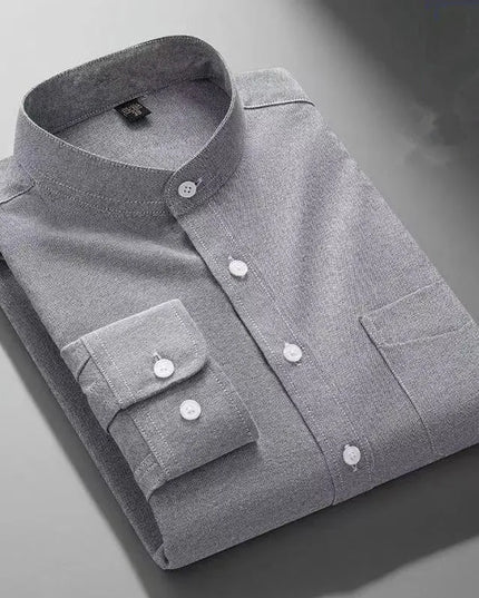 Premium 100% Cotton Long Sleeve Shirt - Men's Autumn Tang Suit