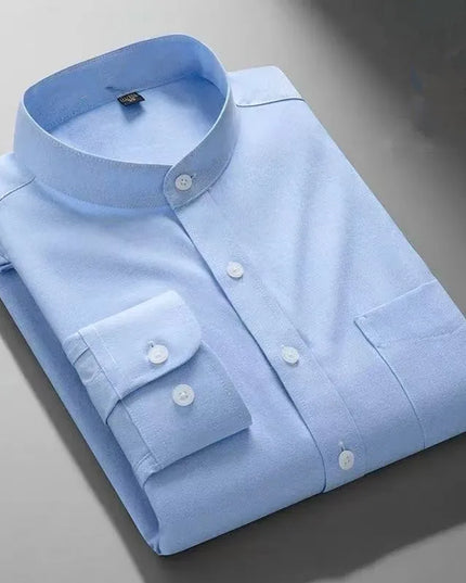 Premium 100% Cotton Long Sleeve Shirt - Men's Autumn Tang Suit