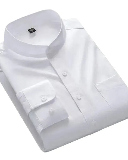 Premium 100% Cotton Long Sleeve Shirt - Men's Autumn Tang Suit