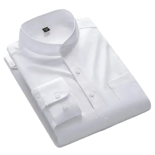 Premium 100% Cotton Long Sleeve Shirt - Men's Autumn Tang Suit