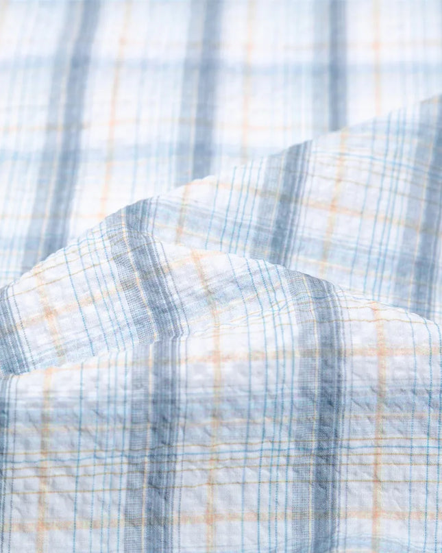 Premium Checkered Bamboo Fiber Shirts - Slim Fit, Breathable Summer Tops
