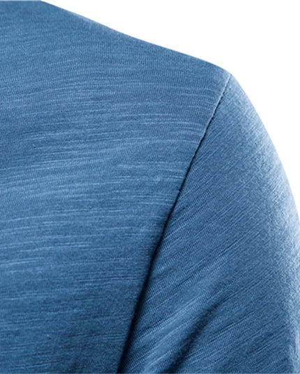 Quality 100% Cotton V-Neck T-Shirt for Men - Slim Fit Fashion Tee