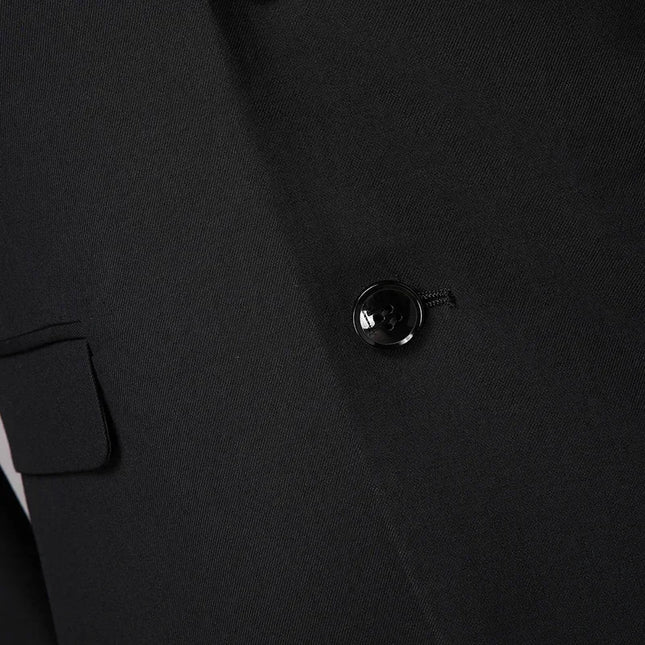 S-8XL Men's Slim-Fit Blazer & Pants - Trendy Business Casual Suit