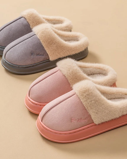 Fluffy Slippers  Non-slip Slides