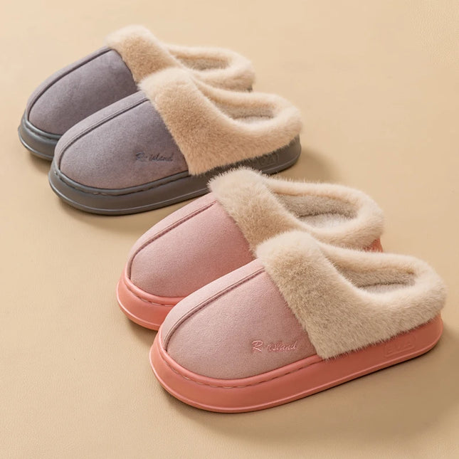 Fluffy Slippers  Non-slip Slides