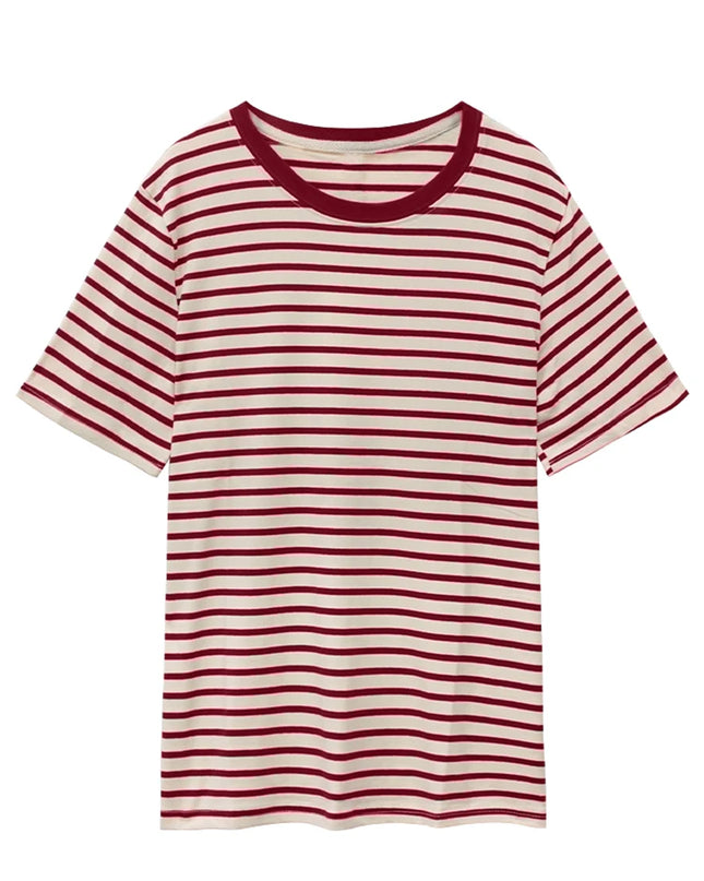 Casual Striped Tshirt - VOLDRI