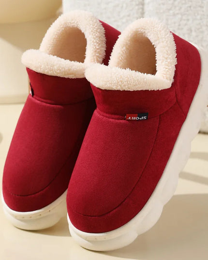 Cotton Plush Padded Slippers