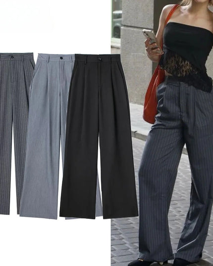 Office Wear Pleated Pant