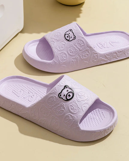 Cartoon Bear Print Slides