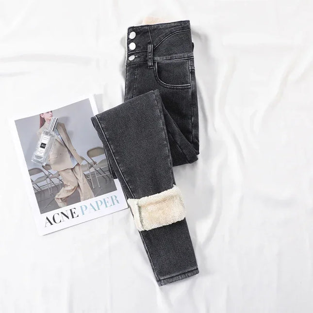 Thick Velvet  Skinny Jeans - VOLDRI