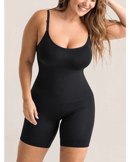 Push Up Thigh Slimmer Corset Bodysuit - VOLDRI