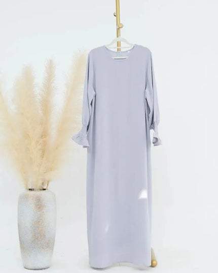 Solid Modest Inner Abaya  Dress