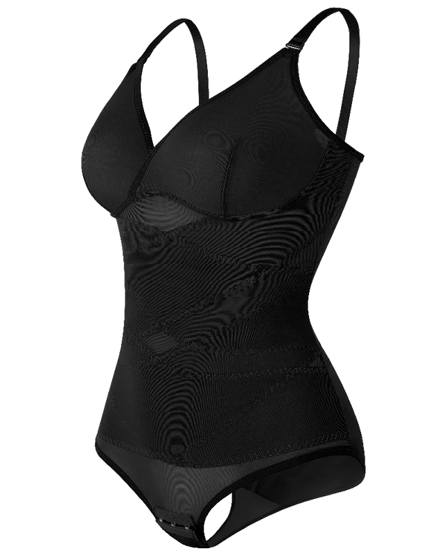 V Neck Shapewear Bodysuit - VOLDRI