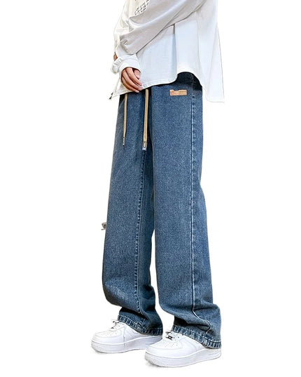 Voldri Men’s Baggy Jeans - Casual Loose Fit Straight Pants -   | Stylish & Elegant Fashion by Voldri