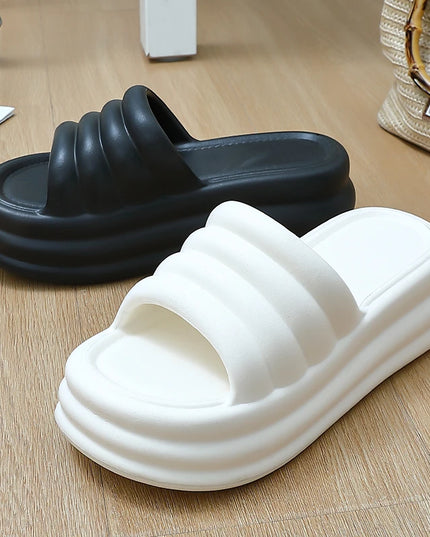 Chunky Comfy Platform Slippers