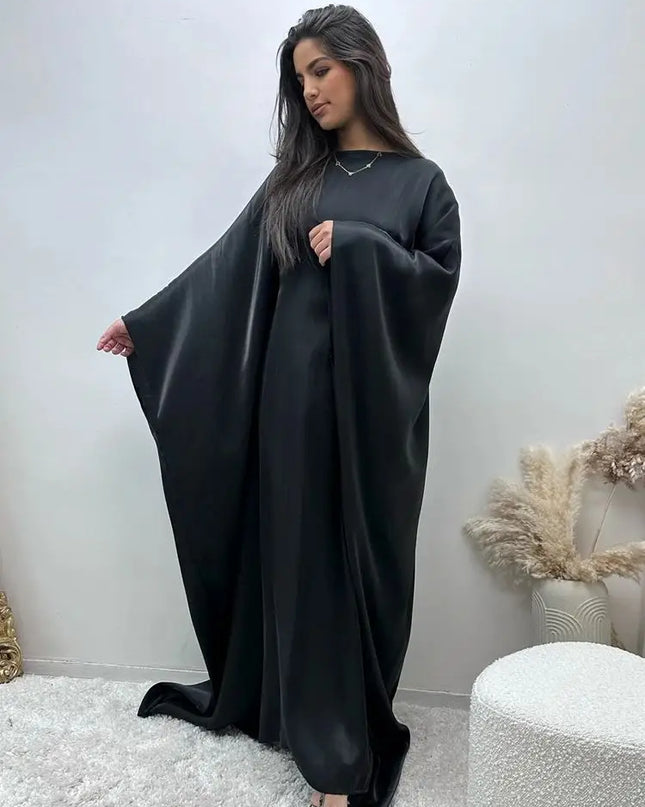 Butterfly Satin Abaya