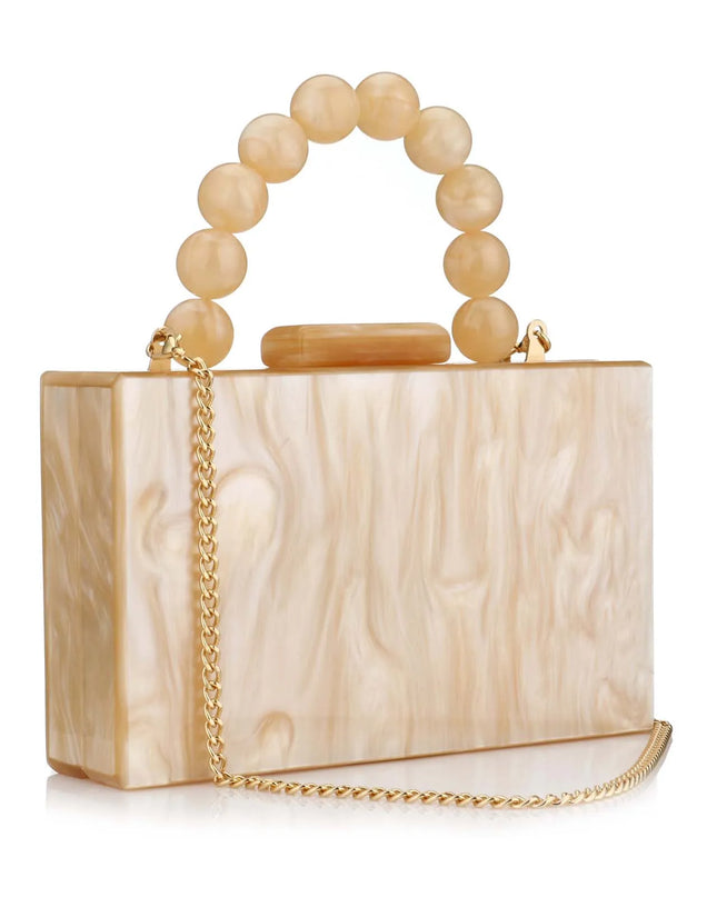 Marble PVC Evening Bag - VOLDRI