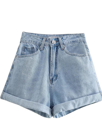 Vintage Casual Denim  Shorts - VOLDRI