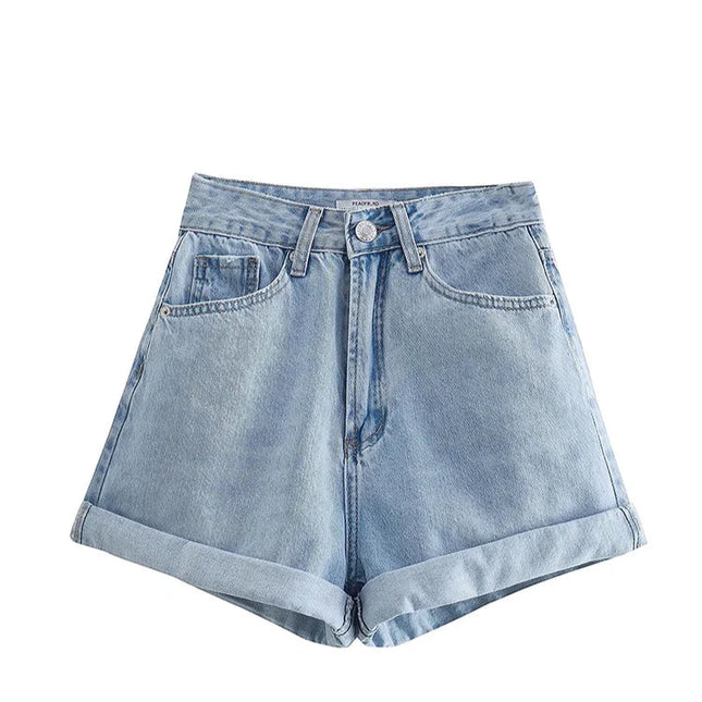 Vintage Casual Denim  Shorts - VOLDRI