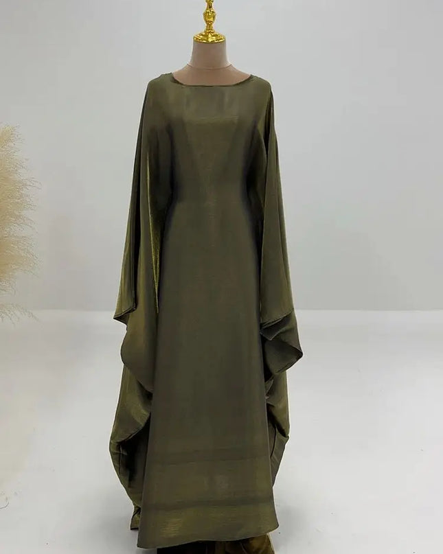 Satin Shimmer Abaya