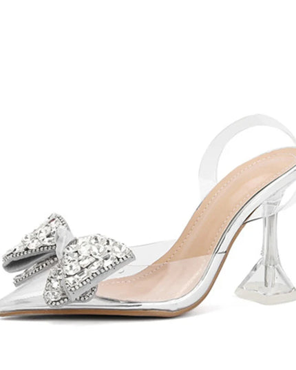 Transparent Bowknot  Prom Shoes - VOLDRI