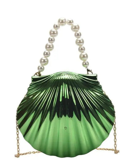 Acrylic Shell Shaped Evening Clutch - VOLDRI