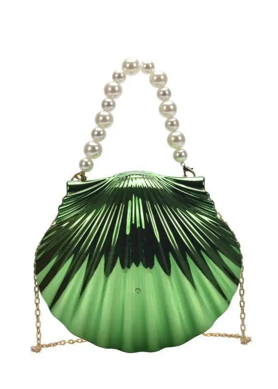 Acrylic Shell Shaped Evening Clutch - VOLDRI