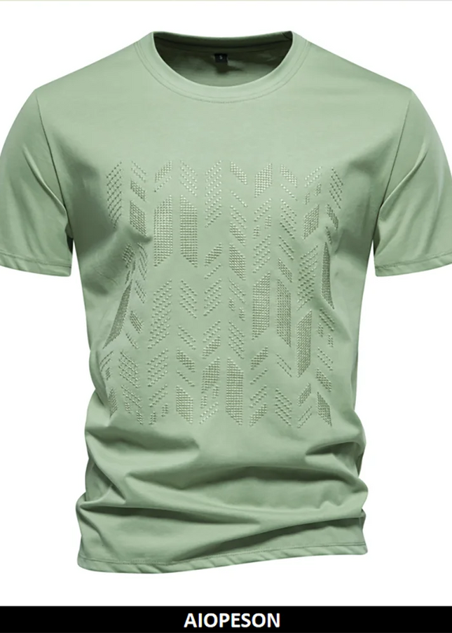 Voldri Summer Cotton Blend T-Shirt - Lightweight Short Sleeve Tee -   | Stylish & Elegant Fashion by Voldri