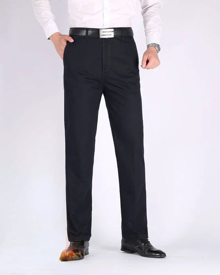 Voldri Men's Classic Casual Cargo Pants - 100% Cotton High Waist -   | Stylish & Elegant Fashion by Voldri