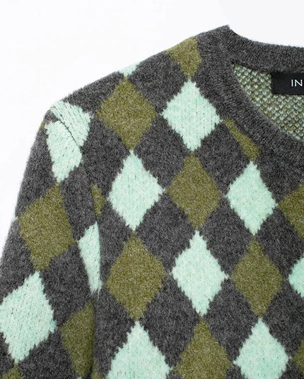 Vintage Casual Knitted Sweater - VOLDRI