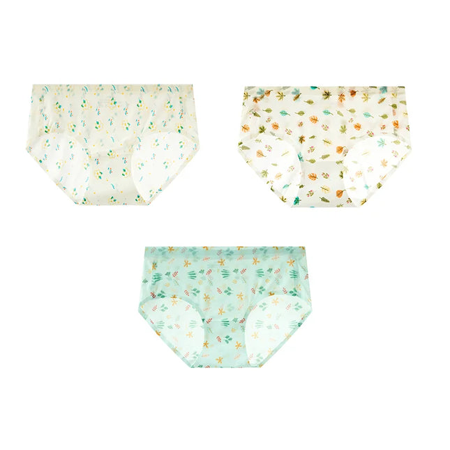 3Pcs/Set Printed Mesh Underwear Underpants - VOLDRI