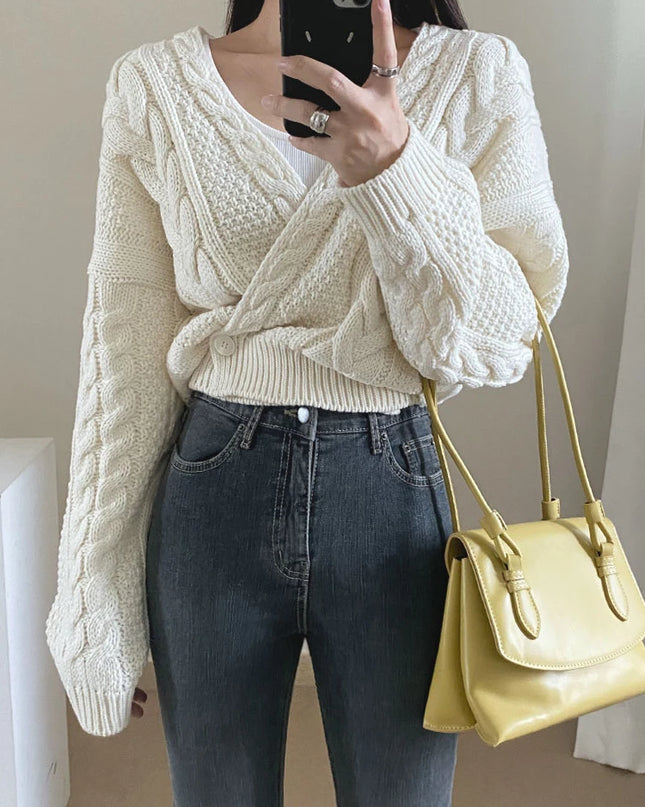 Knitted  Sweater Tops - VOLDRI