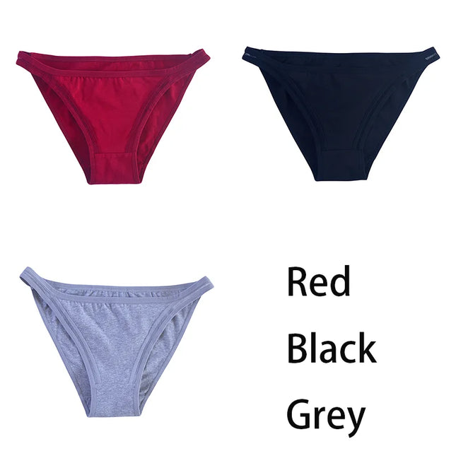 3Pcs/set  Mesh Underpants  Bikini  Underwear - VOLDRI