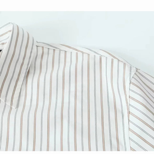 Casual Striped Shirt - VOLDRI